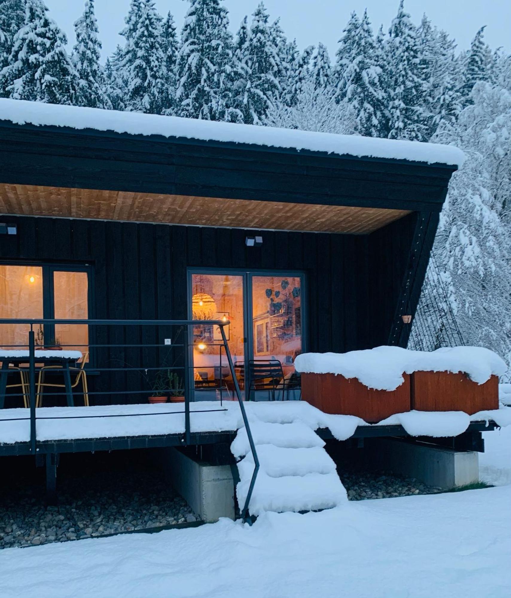 Hjem - Tiny Homes Direkt Am Wald Zwischen Allgaeu & Bodensee Bergatreute Екстер'єр фото