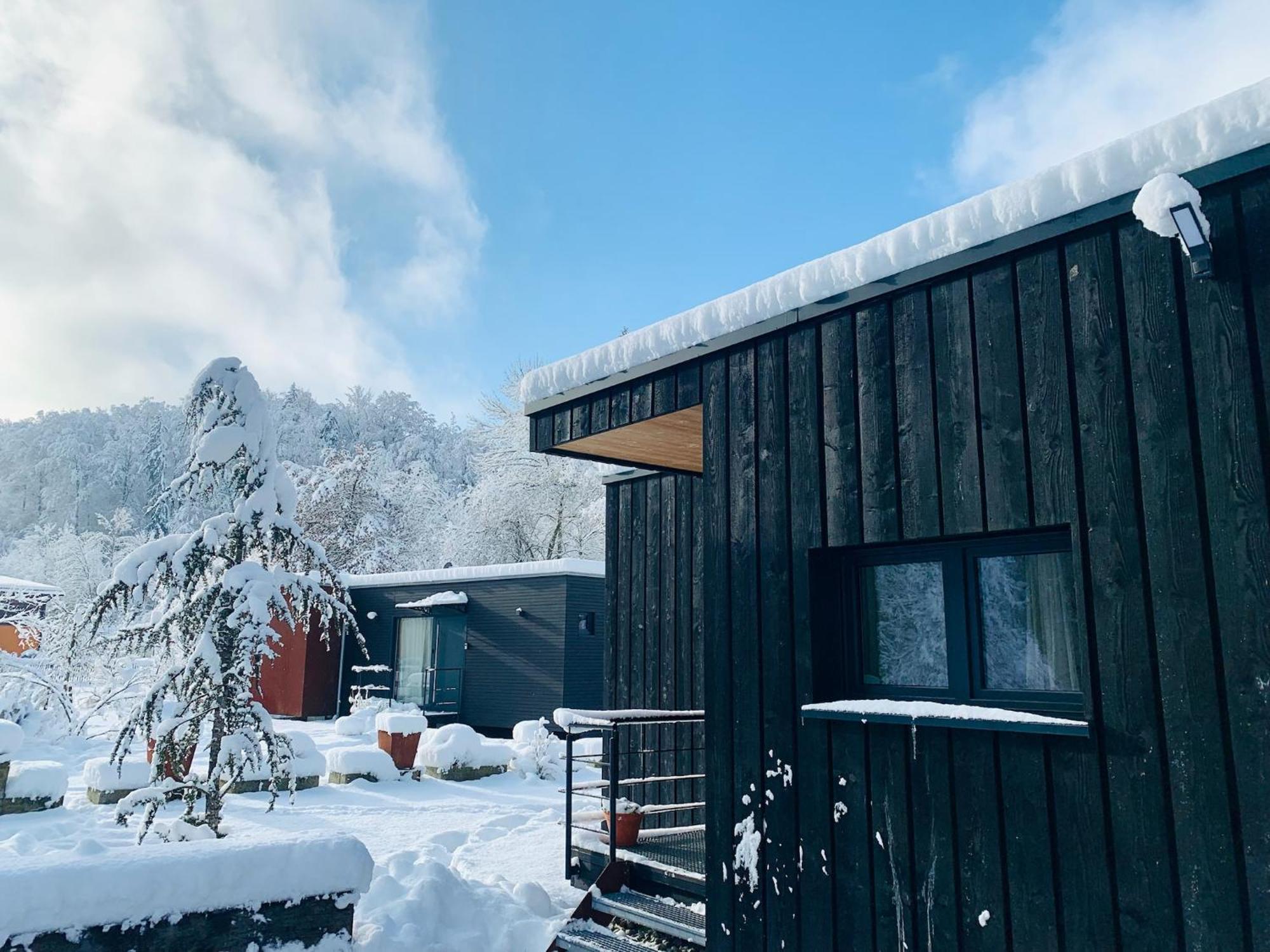 Hjem - Tiny Homes Direkt Am Wald Zwischen Allgaeu & Bodensee Bergatreute Екстер'єр фото
